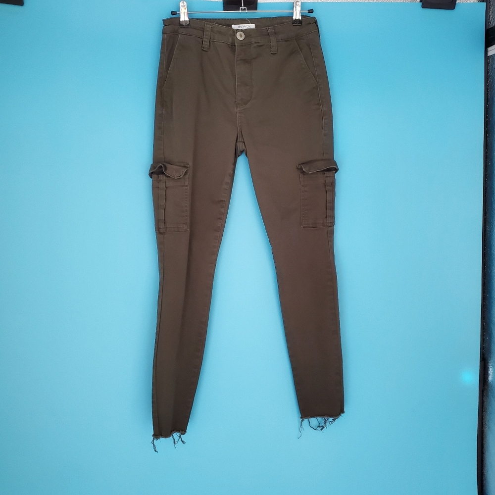 sts blue Jeans Size 27 Army Green ellie High Rise Skinny Cropped